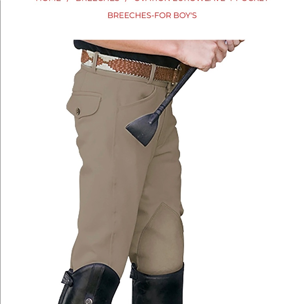 Ovation Boys Breeches